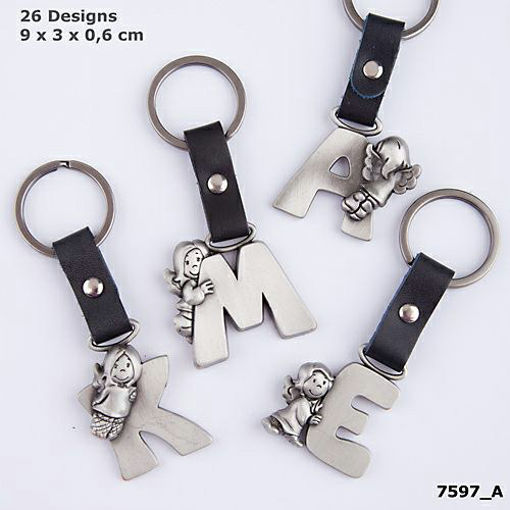 Picture of KEYRINGS ALPHABET GUARDIAN ANGEL